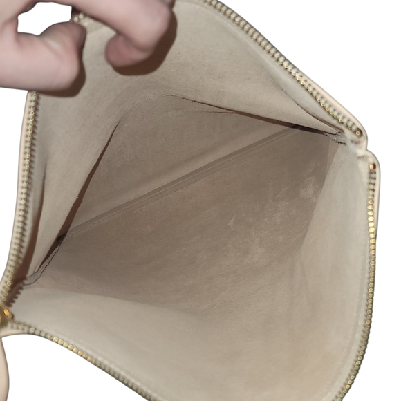 New Everlane Nude Fold Over Clutch - Picture 8 of 11